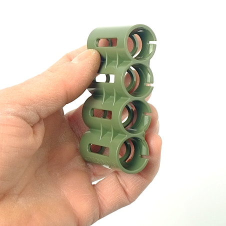 Pojemnik Storacell na 4 baterie CR123 na ręce