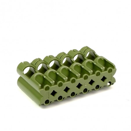 Storacell na baterie 12 x AA military green